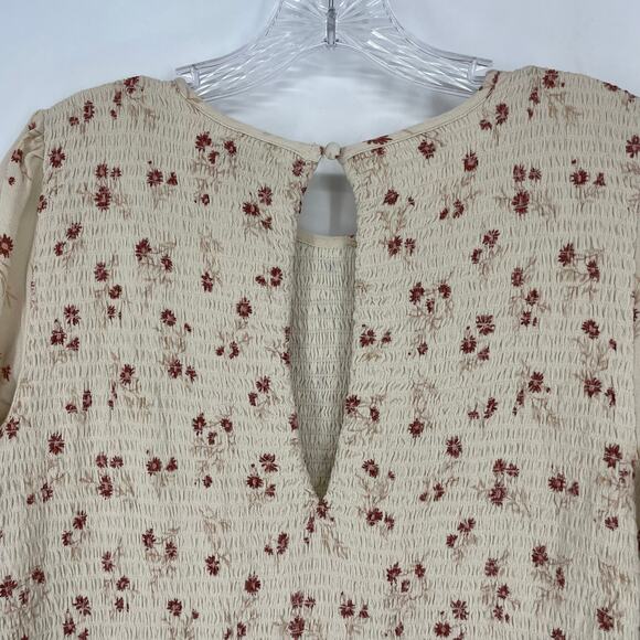 American Eagle Long Sleeve Floral Dress Size Large - Picture 6 of 8
